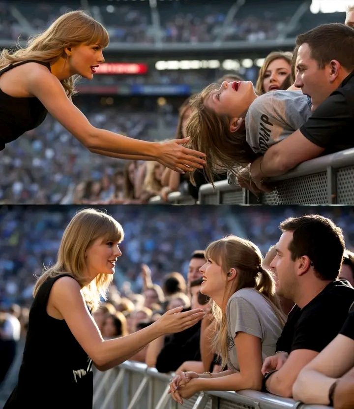 16-year-old Jessica Turner came to the concert with her schoolmates, but they weren't really her friends. They constantly mocked her, excluded her, called her a Taylor Swift fanatic loser. When Taylor called her to the stage at the concert, she had a panic attack and fainted. Taylor immediately ran to her, brought water, said, "You're the bravest person. They don't understand you. Watch the Full video š