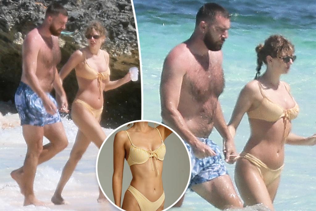 "Taylor Swift's Beach Date with Travis Kelce Sparks Comparisons to Past Outing with Ex Tom Hiddleston, Sans the 'I Heart T.S' Top"