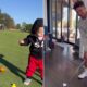 "Family Fun: Patrick Mahomes Hits the Golf Course with Daughter Sterling and Son Bronze