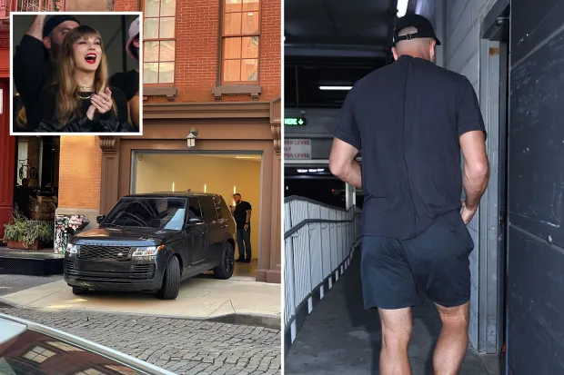 Taylor Swift and boyfriend Travis Kelce hit Dogpound gym for private workout session in West Hollywood