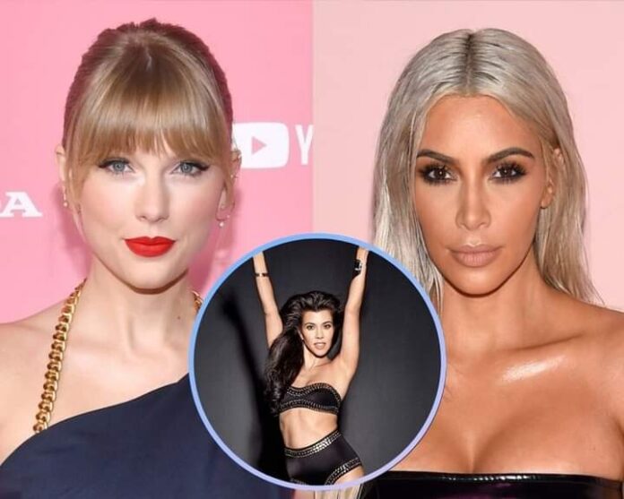 Kourtney Kardashian Supports Sister Kim's Social Media Smackdown on Taylor Swift