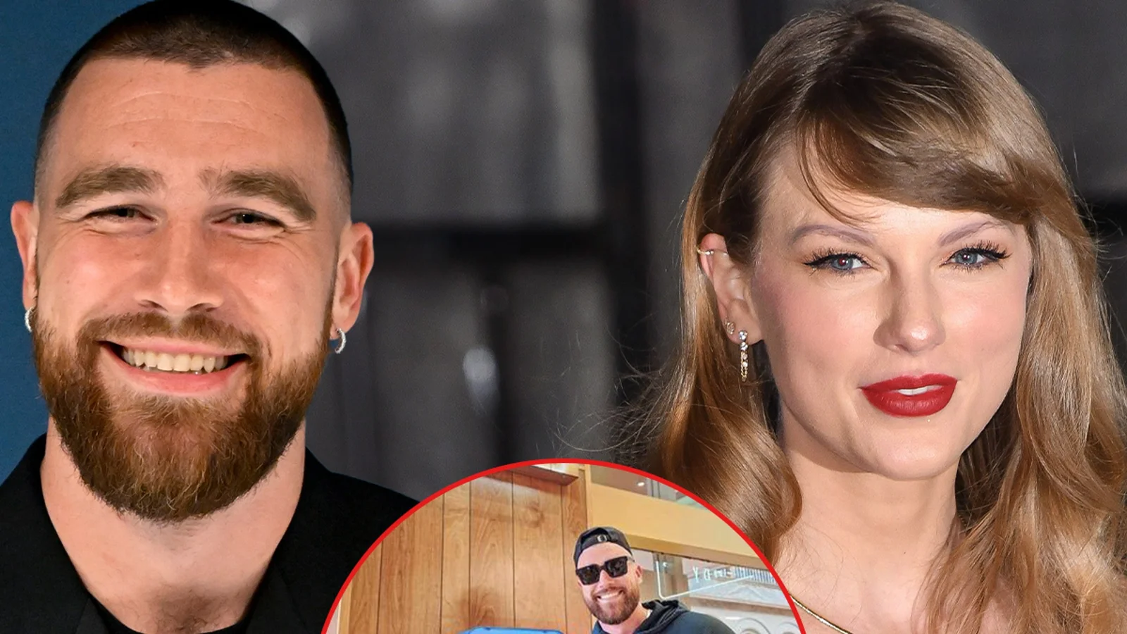 Travis Kelce stops by a Cleveland pizza spot after his return from Bahamas vacation with girlfriend Taylor Swift - as owner demands he brings the popstar with him next time!