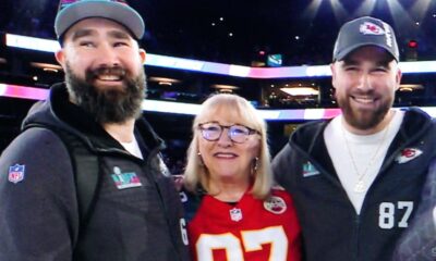 "Pride Of A Mother" I will Always Support You, Donna Kelce flies into Cincinnati for Travis and Jason's live New Heights show... as fans get an early behind-the-scenes