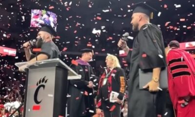 Brothers Doing It Again:" Travis Kelce and brother Jason celebrate wildly as graduation from university finally confirmed"