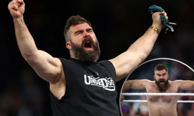 Jason Kelce 'would be welcomed back to WWE' after surprise WrestleMania appearance in Philadelphia was a major hit with wrestling fans