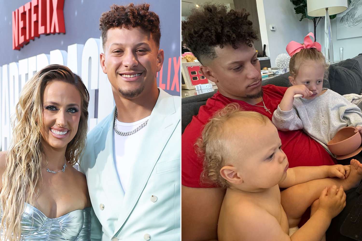 Patrick Mahomes Cuddles Kids in Sweet Home Moment: ‘Why Are They So Perfect’