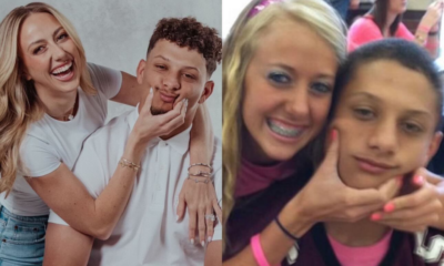 "Reflecting on 12 Years: Brittany Mahomes Shares Throwback Photo with High School Sweetheart, Now Husband Patrick Mahomes"