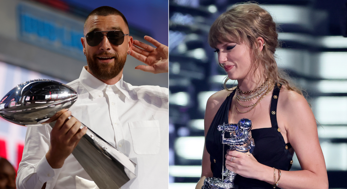 Taylor Swift: The Global Phenomenon with a Heart of Gold, Embarking on a Journey of Love and Loyalty Alongside Travis Kelce, Her Unwavering Support Lighting Up the Stadiums. A Melody of Devotion Beyond the Stage, Where Her Songs Meet His Sportsmanship in a Symphony of Celestial Harmony... Full Story Below.