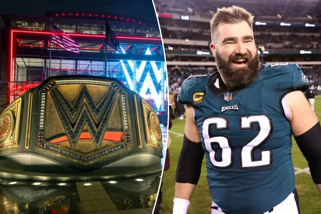 WWE Extends Invitation to Jason Kelce for WrestleMania 40 at Lincoln Financial Field, Philadelphia Eagles' Home Turf, This Weekend