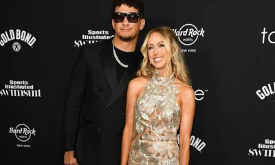 Brittany and Patrick Mahomes, Olivia Dunne and Paige Spiranac lead the stars of Sports Illustrated's latest swimsuit edition at New York party.