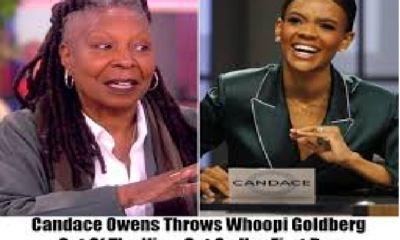 Candace Owens joins the view and removes Whoopi Goldberg on first day.