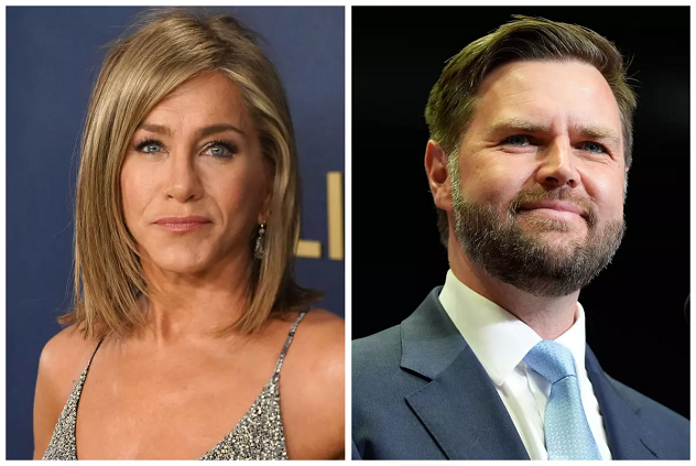 Jennifer Aniston criticizes JD Vance for ‘childless cat ladies’ remarks