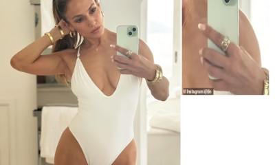 Jennifer Lopez posts a stunning swimsuit selfie on her 55th birthday