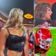 BREAKING: Taylor Swift Looks Unrecognizable in Newly Shared Photos at the Chiefs vs. Raiders Game — In a Shocking Late Appearance to Support Fiancé Travis Kelce, the Popstar Was Spotted With an Unusual Busty Look and Fuller Lips, Sparking Plastic Surgery Rumors… But There’s One More Detail Eagle-Eyed Fans Noticed Taylor Swift Copied Exactly From Travis Kelce’s Ex, Kayla Nicole...