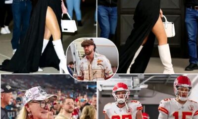 Breaking: Taylor Swift Makes a Stunning Surprise Late Appearance to Support Fiancé Travis Kelce at the Chiefs vs. Jaguars Game — Joined by Travis’ Mom Donna Kelce!
