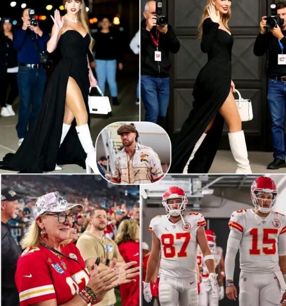 Breaking: Taylor Swift Makes a Stunning Surprise Late Appearance to Support Fiancé Travis Kelce at the Chiefs vs. Jaguars Game — Joined by Travis’ Mom Donna Kelce!