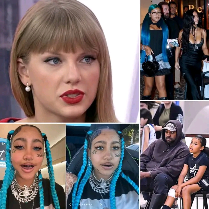 Taylor Swift Reacts to Kim Kardashian’s Daughter North West, 12, Disturbing New Look, says “A Mess in the Making… I Blame Her Disorganized, Unbothered Parents… She’s Screaming for Help While They’re Busy Chasing Millions. It’s Sad the Direction Her Life Is Heading Already At Her Young Age…”