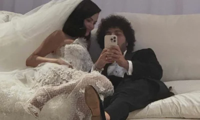 Selena Gomez shared photos from her and Benny Blanco's wedding reception, which featured a simple “just married” and plenty of dancing...