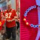 Incredible : Travis Kelce’s proud dad Ed was spotted handing out friendship bracelets at the Kansas City Chiefs game on Sunday, Oct. 19, a sweet nod to the tradition launched by fans of his future daughter-in-law Taylor Swift...