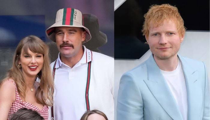 Incredible: Taylor Swift joked it "would be hard to keep" Ed Sheeran from performing at her wedding with Travis Kelce...