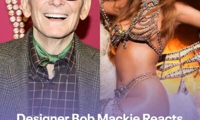 Legendary designer Bob Mackie exclusively told E! News that he was delighted to see Taylor Swift wearing one of his designs for her album The Life of a Showgirl...