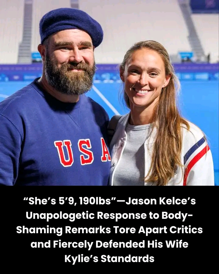 Body-shamers attacked Kylie Kelce. Jason’s unapologetic public defense, using her exact stats, slaughtered every critic. You must see his savage delivery!