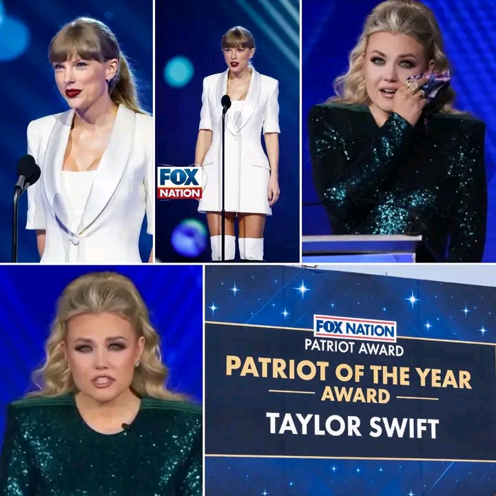 Taylor Swift Makes a Distinguished, Picture-Perfect Appearance as She Receives the ‘Patriot of the Year’ Award at the Fox Nation 2025 Patriot Awards — Over Erica Kirk, Who Burst Into Tears, Saying It Should Have Been Hers as the Woman Who Lost Her Husband, “the Greatest Man in America.” As She Left the Stage in Tears, Erica Declared, “I’ll Keep Speaking the Truth Because…”