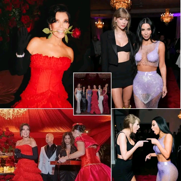 Breaking News: Kris Jenner Celebrates Her 70th Birthday with a Wild James Bond–Themed Bash — Prince Harry and Meghan Markle! Adele! Justin Bieber! Beyoncé and Jay-Z! Oprah! All Her Daughters Were There Too — and Even Taylor Swift Made a Dark, Mysterious Appearance, Taking Photos with Kim Kardashian Despite Their Ongoing Feud. But Moments Later, All Hell Broke Loose as Kim Confronted Taylor About Her Fiancé Travis Kelce — Lip Readers Claim Kim Called Taylor a “Man Snatcher,” Sparking Taylor’s Shocking Declaration Like Never Before…