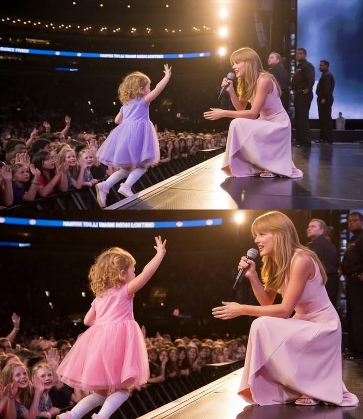 A 5 Year Old Rushed to the stage during Taylor Swift’s Concert saying she has an URGENT message, and the Popstar Stops Everything she’s doing to listen… See Video and Full details