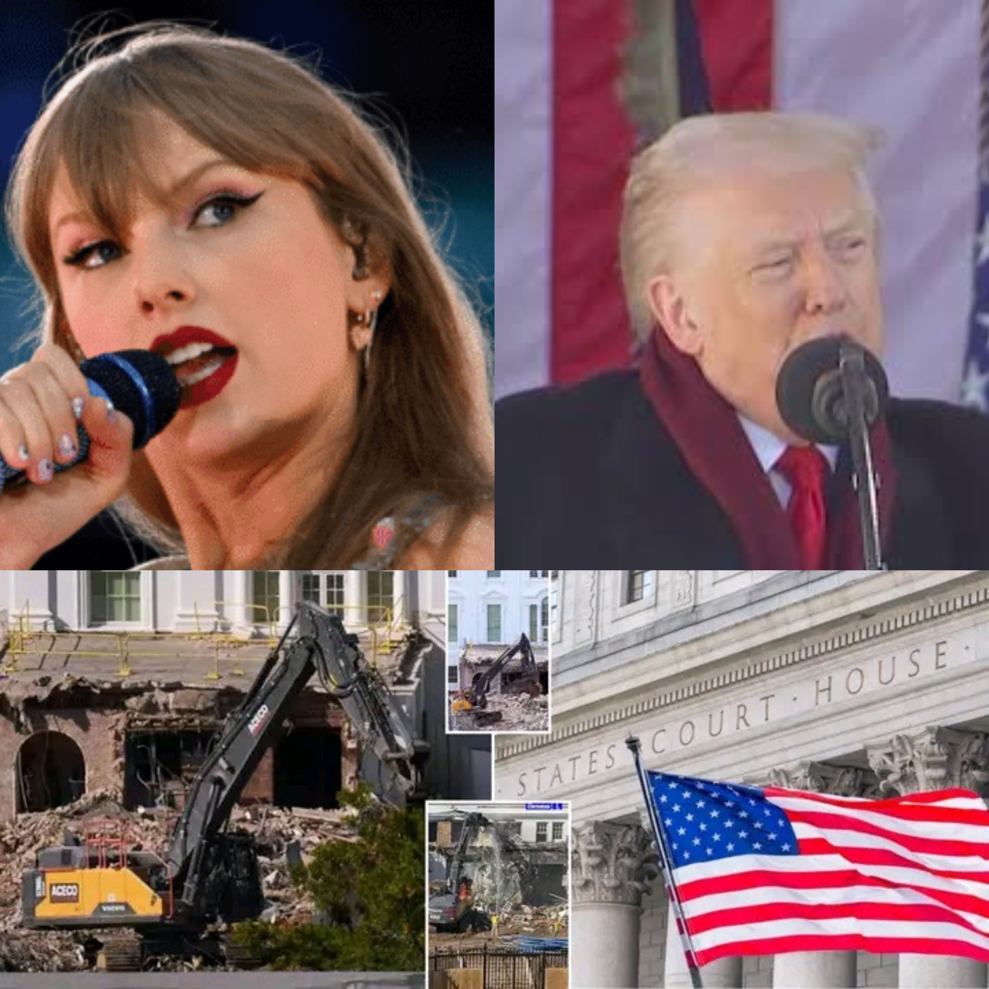 Watch the full video 👎 Taylor Swift Blasts Donald Trump After a Federal Court Ruled That He Must Immediately Pay ACECO Demolition Company Their Owed Balance Plus $500,000 in Compensation — After the Company Sued the White House and Trump for Unpaid Fees Related to the East Wing Demolition — Taylor Says, “Congress Should Fine ACECO $500,000 for the Destruction of Federal Property! Those Contractors Took an Illegal Job to Knock Down the People’s House. And Really, They Should Have Known Better — Millions of Americans Already Know About Trump’s Notorious Record of Not Paying Those Who Work for Him. They Also Deserve to Be Fined for Failing to Get Legal Permission to Destroy the East Wing.” But What Taylor Said Next Left Even Trump’s Supporters Speechless… "No body expected the ending"😱