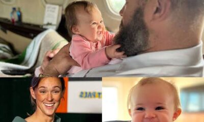 BREAKING: Jason Kelce’s “Beard Battle” with Baby Finnley Melts the Internet — NFL Tough Guy Turns to Mush as His 7-Month-Old Daughter Wins the Cutest Fight of the Year...