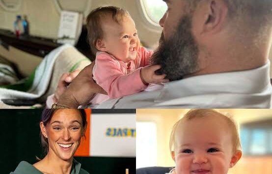 BREAKING: Jason Kelce’s “Beard Battle” with Baby Finnley Melts the Internet — NFL Tough Guy Turns to Mush as His 7-Month-Old Daughter Wins the Cutest Fight of the Year...