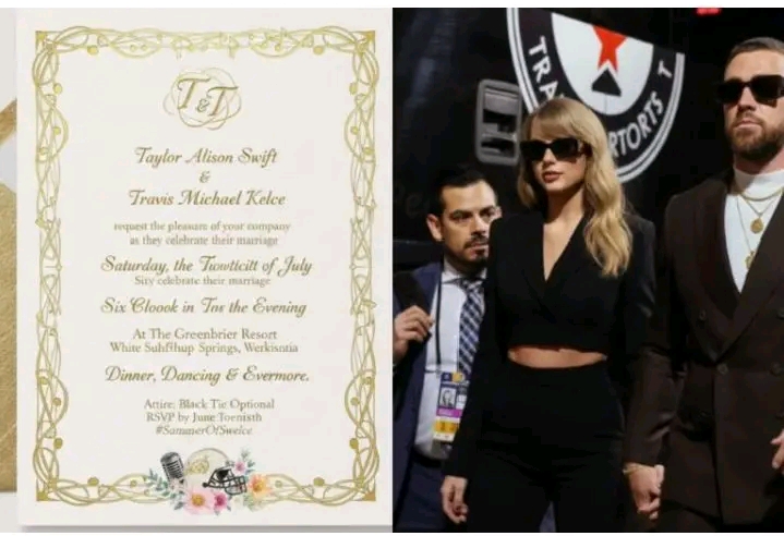 BREAKING:Travis Kelce and Taylor Swift Release Their Highly Anticipated Wedding Invitations, Captivating Fans Worldwide Just Days After Heartbreaking Loss to the Cowboys