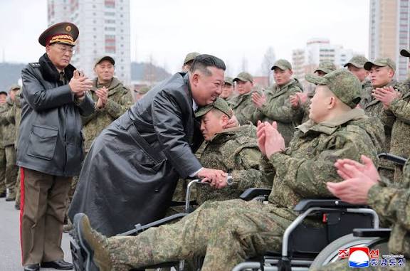 JUST IN🚨: North Korea held a ceremony in Pyongyang welcoming home troops who served alongside Russia in the Ukraine conflict.