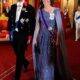The Prince and Princess of Wales arrive to attend a State Banquet at Windsor Castle in Windsor.