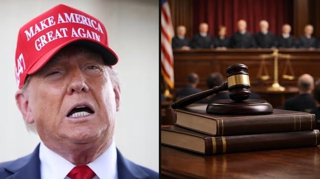 JUST IN: 🇺🇸 President Trump warns the US would have to pay back "hundreds of billions of dollars" if the Supreme Court rules his tariffs are illegal. "It would be a complete mess, and almost impossible for our country to pay."