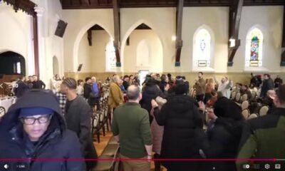 JUST IN : Protesters shut down Cities Church congregation this morning after discovering that one of the lead pastors is an ICE agent....
