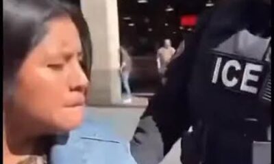 Breaking New : Video of a young woman of Cherokee descent, from the ancestral people of the US, avoiding arrest by ICE agents—the immigration service so admired by Donald Trump—have gone viral...