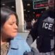 Breaking New : Video of a young woman of Cherokee descent, from the ancestral people of the US, avoiding arrest by ICE agents—the immigration service so admired by Donald Trump—have gone viral...