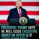 President Trump has just issued a massive warning to the radical left: there WILL be Voter ID for the midterms, whether Congress likes it or not! Trump is finished with the Democrats’ games and is preparing an executive order to mandate photo ID and proof of citizenship