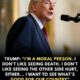 Trump Stands Firm on Morality: Putting America First While Rejecting Harm President Trump has once again shown his moral leadership...
