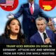 Breaking: President Donald Trump fired back sharply after Democratic figures spoke in Germany, unleashing criticism of Alexandria Ocasio-Cortez and Gavin Newsom while again insisting he has been “fully exonerated” in the Jeffrey Epstein case.
