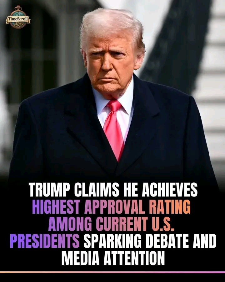 Donald Trump recently claimed that he now has the highest approval rating of any current U.S. president...