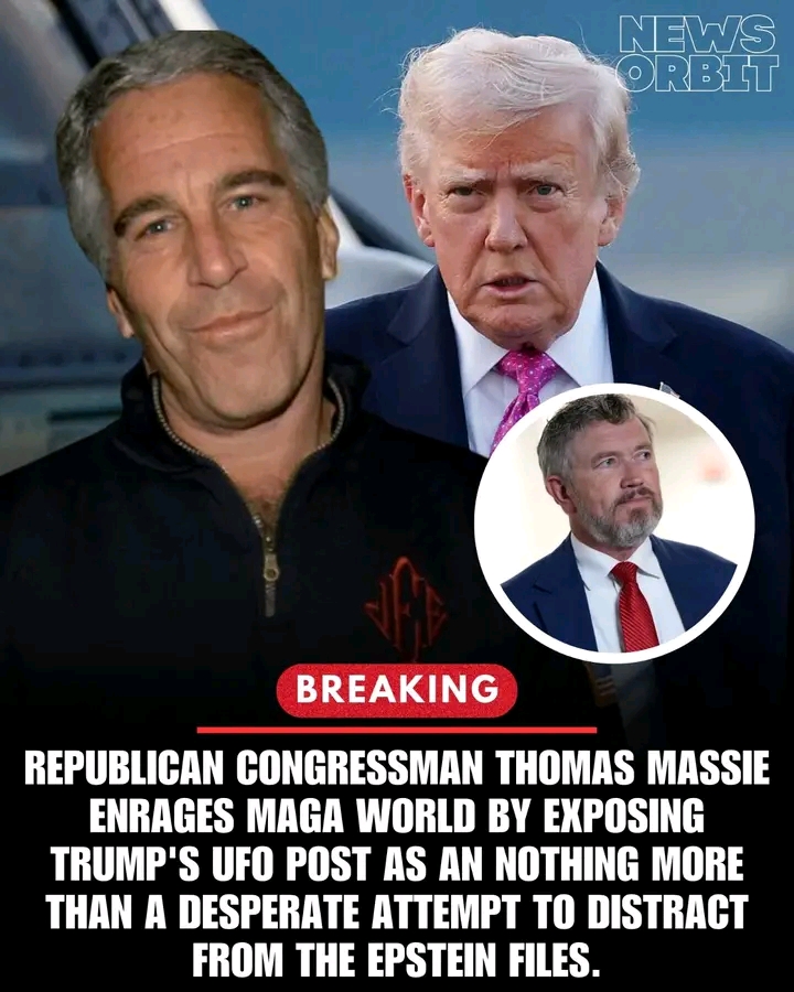 Thomas Massie publicly criticized Donald Trump after Trump announced plans to release government files related to UFOs and unidentified aerial phenomena...