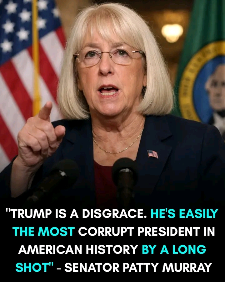 Senator Patty Murray's statement that "Trump is a disgrace" and the "most corrupt president in American history by a long shot" highlights the deep political divide and ongoing criticism of Donald Trump's presidency...