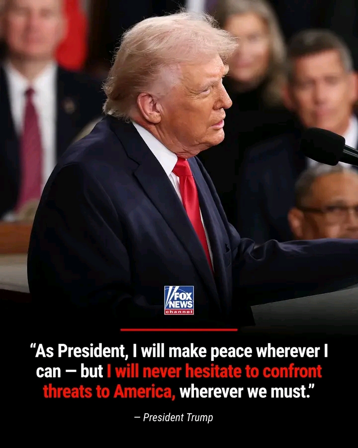PRESIDENT TRUMP reiterated his peace through strength foreign policy strategy during his State of the Union address...