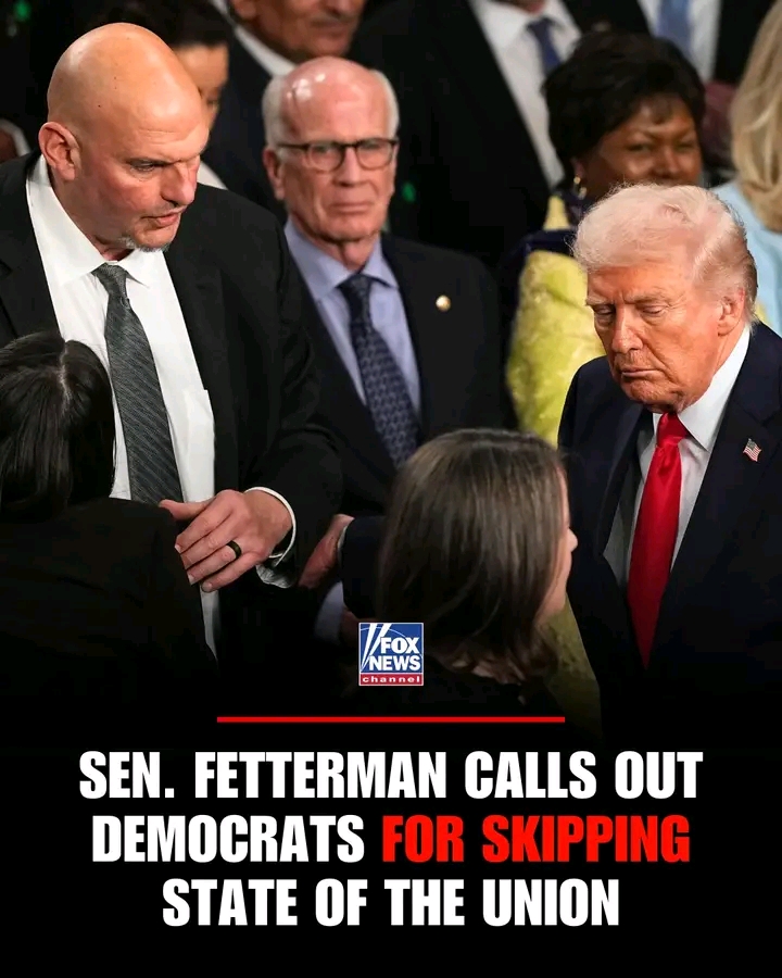 DIVIDED STATES: Sen. John Fetterman said he was likely the only Democrat to shake hands with President Trump at the State of the Union, describing his side of the aisle's conduct as "disappointing," adding he found it sad so many of his colleagues didn’t show up...