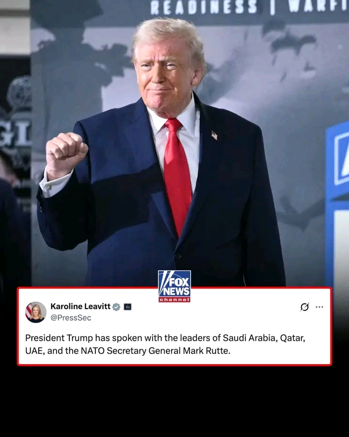 MIDEAST DIPLOMACY: White House press secretary Karoline Leavitt announced President Trump has spoken with numerous Middle East leaders following the joint US-Israel attack on Iran.