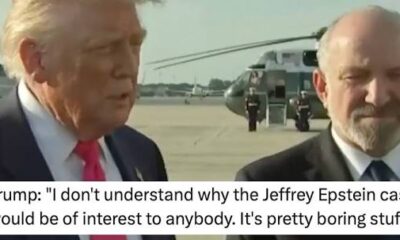 Just in : Trump with Howard Lutnick: "I don't understand why the Jeffrey Epstein case would be of interest to anybody. It's pretty boring stuff."