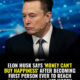 Elon Musk is the first person ever to reach a $800,000,000,000 net worth. But Musk recently doubled down on the idea that "money can't buy happiness." When you own the stars, the platforms, and the future of transport, what is left to chase?